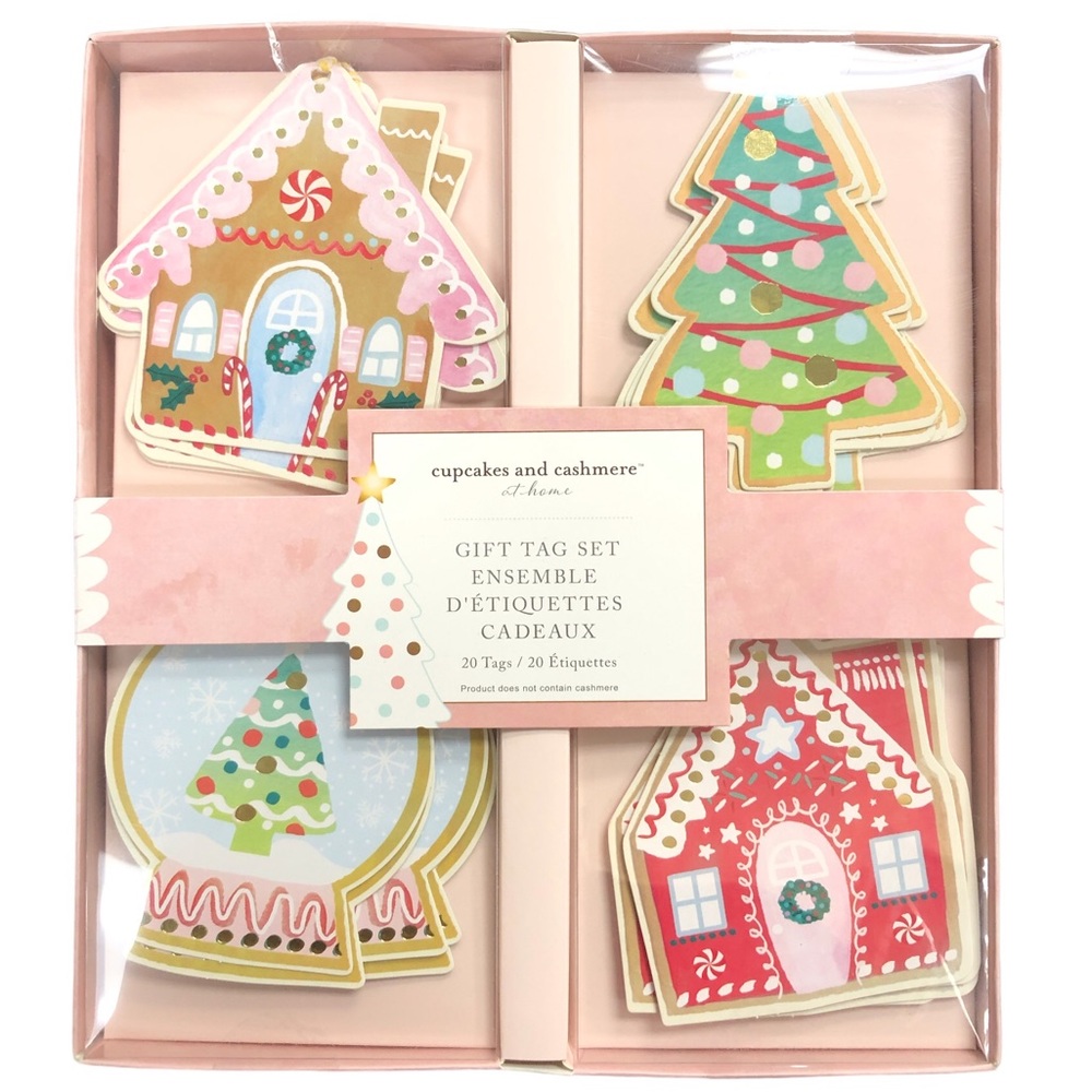 NEW! Cupcakes and Cashmere At Home Gift Tag SET OF 20